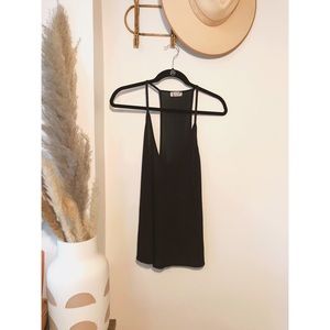 Free People v- neck tank. Size: Large